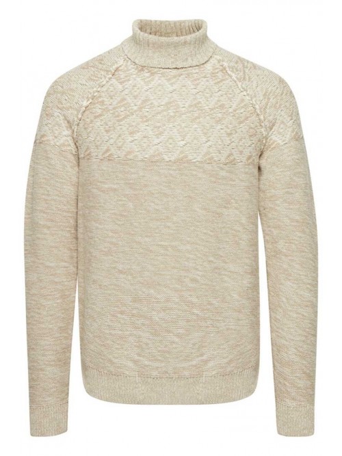 Jersey Punto Blend Cuello Alto Crockery 4645