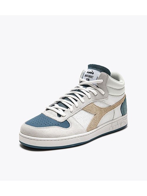 Diadora Magic Basket Demi Neat White / Stormy Weather Diadora Magic Basket Demi Neat White / Stormy Weather