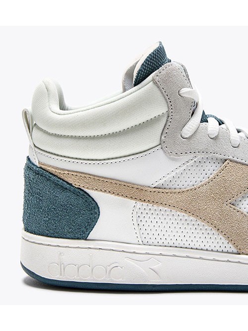 Diadora Magic Basket Demi Neat White / Stormy Weather Diadora Magic Basket Demi Neat White / Stormy Weather