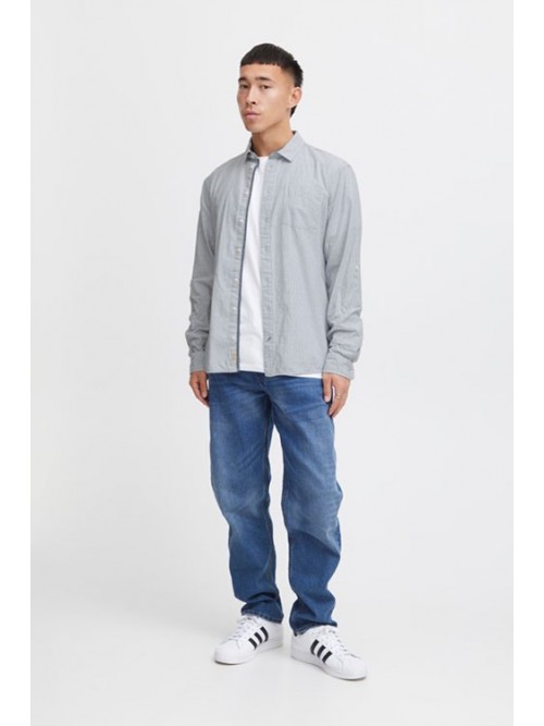 Camisa Blend Lino 20716373 Cashmere Blue