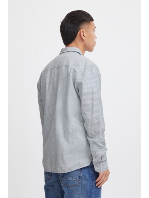 Camisa Blend Lino 20716373 Cashmere Blue