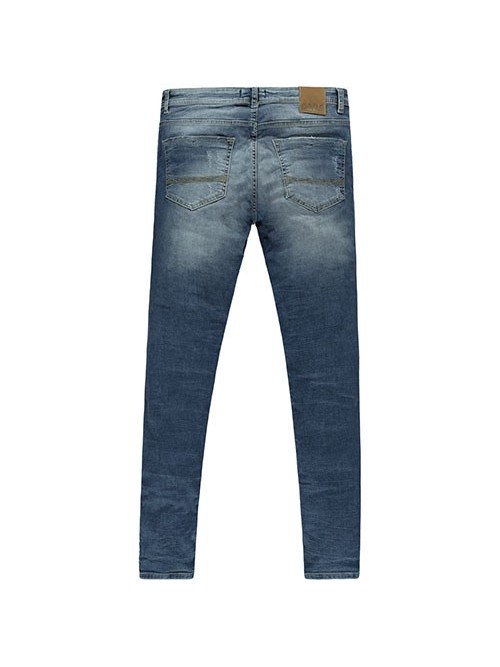 Pantalon Vaquero Cars Super Skinny Aron Damage Dark Used 7282803