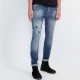 Pantalon Vaquero Cars Super Skinny Aron Damage Dark Used 7282803