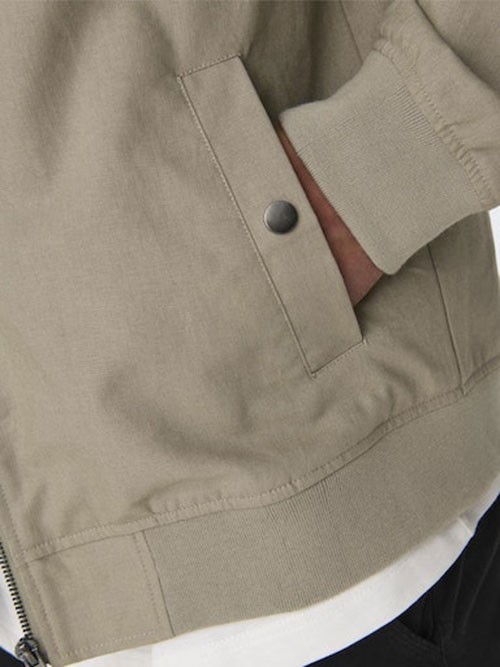 Bomber Only and Sons 22028090 Kent Linen Chinchilla