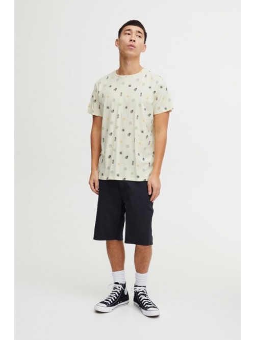 Camiseta Blend 20716518 All Over Print Cloud Cream