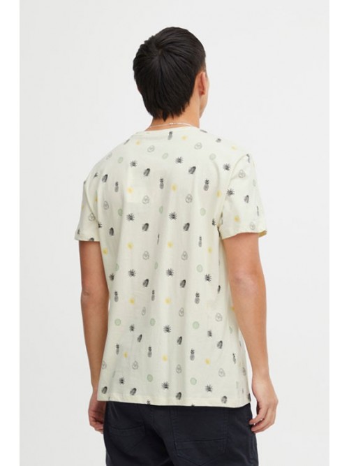 Camiseta Blend 20716518 All Over Print Cloud Cream