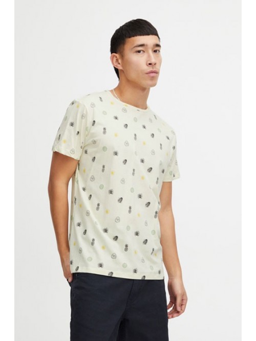 Camiseta Blend 20716518 All Over Print Cloud Cream
