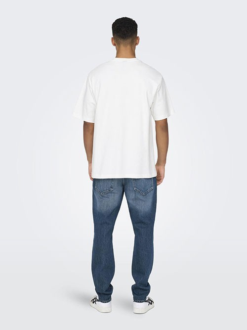 Camiseta M/C Only and Sons RLX Mickey Cloud Dancer 22028727 Camiseta M/C Only and Sons RLX Mickey Cloud Dancer 22028727