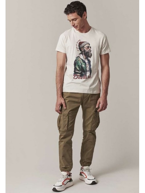 Camiseta M/C Deeluxe Hipster Light Grey Camiseta M/C Deeluxe Hipster Light Grey