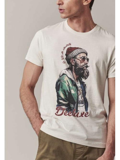 Camiseta M/C Deeluxe Hipster Light Grey Camiseta M/C Deeluxe Hipster Light Grey