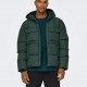 Cazadora Only and Sons OnsElijah Pckt Hood Darkest Spruce