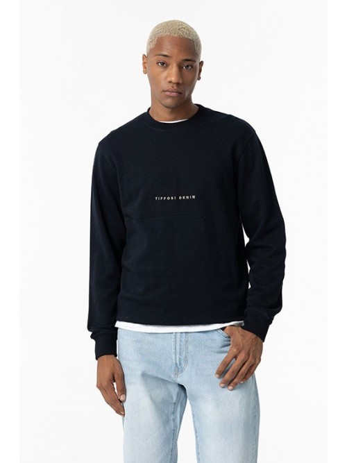 Sudadera cuello redondo Tiffosi Cash Azul Marino Sudadera cuello redondo Tiffosi Cash Azul Marino