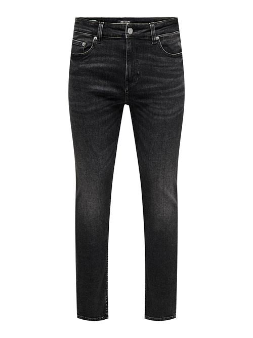Pantalon Vaquero Only and Sons OnsRope Slim Tapered Black Denim