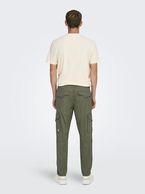 Pantalon Cargo Only and Sons OnsDean Life Tepered Lichen Green