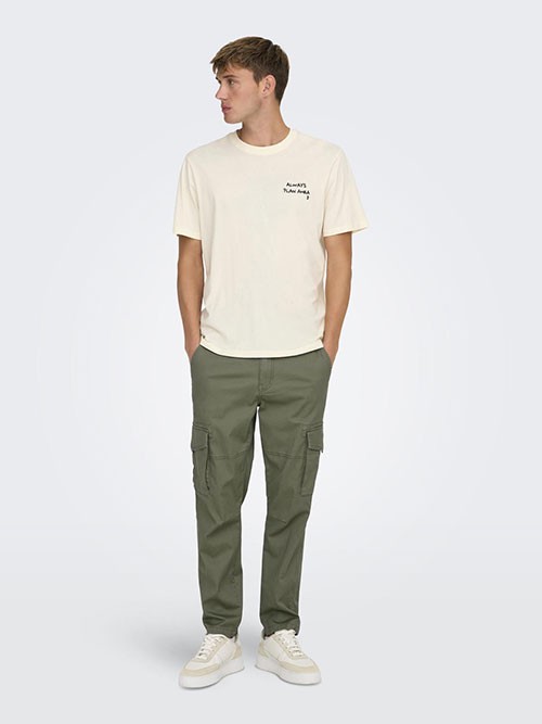 Pantalon Cargo Only and Sons OnsDean Life Tepered Lichen Green