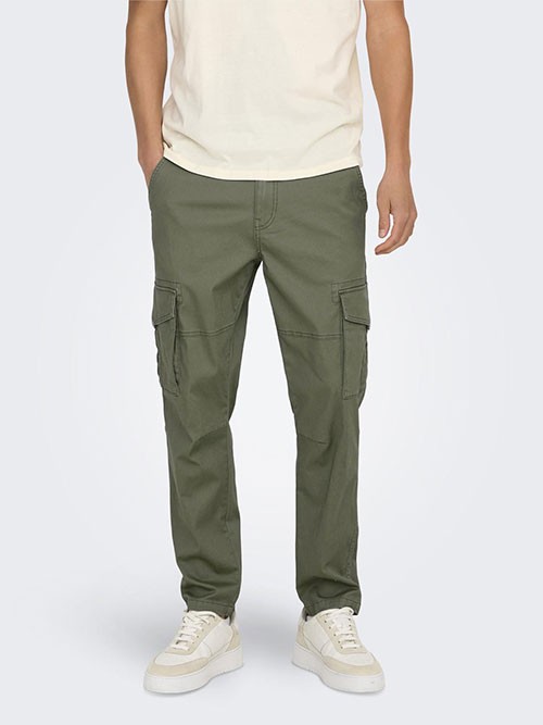 Pantalon Cargo Only and Sons OnsDean Life Tepered Lichen Green