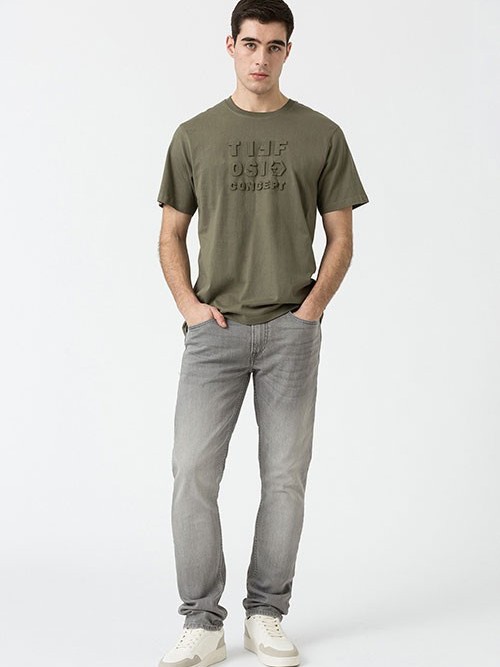 Pantalon Vaquero Tiffosi Leo 237 Denim Grey