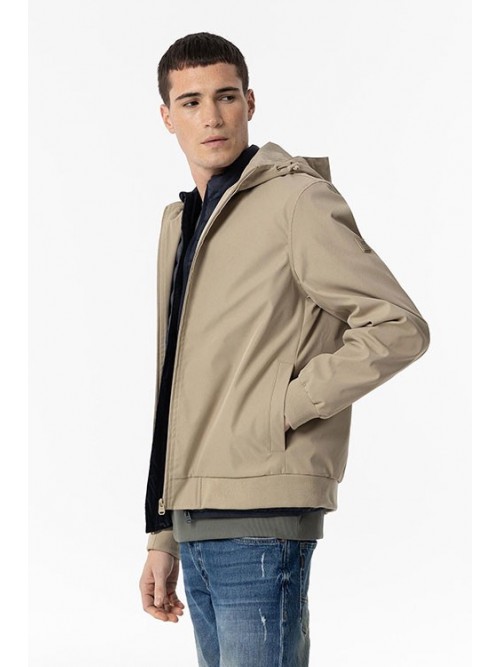 Chaqueta cortavientos Tiffosi Brooks 10060337 Beige