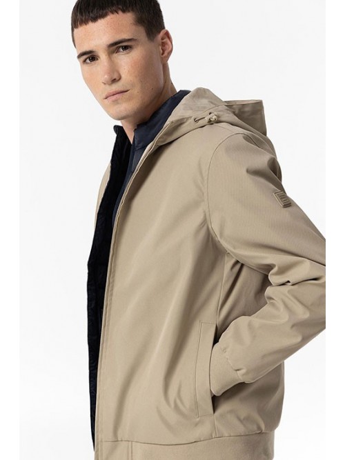 Chaqueta cortavientos Tiffosi Brooks 10060337 Beige