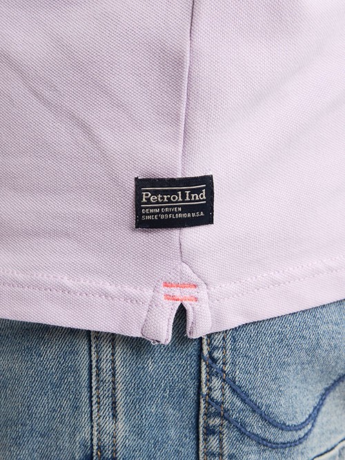 Polo M/C Petrol Industries M-ROS-POL003 4111 Lilac Grey