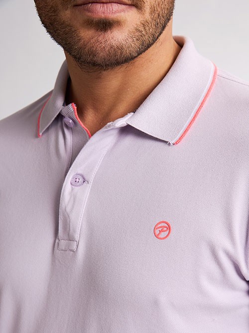 Polo M/C Petrol Industries M-ROS-POL003 4111 Lilac Grey