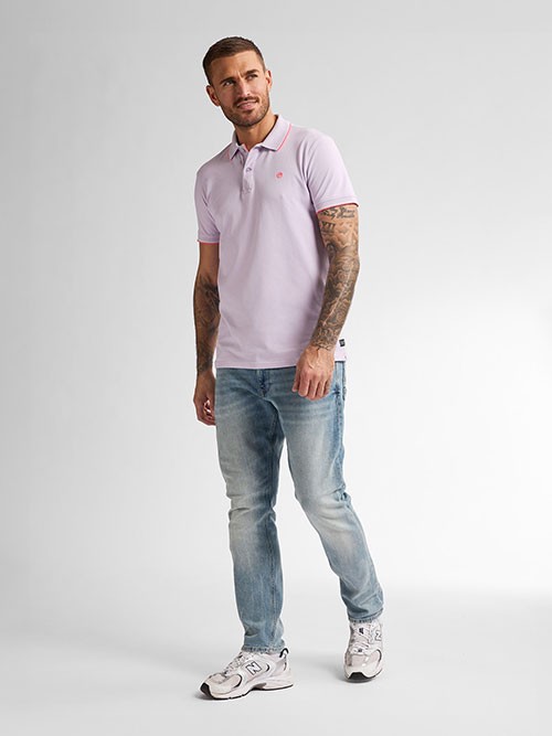 Polo M/C Petrol Industries M-ROS-POL003 4111 Lilac Grey