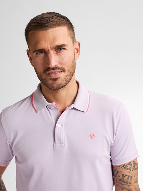Polo M/C Petrol Industries M-ROS-POL003 4111 Lilac Grey