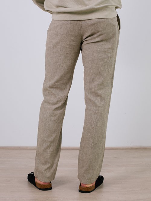 Pantalon Lino Indicode InDanio Covert Green