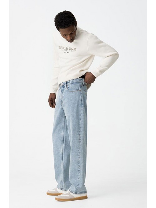Pantalon Vaquero Tiffosi Loose Thomas Light Blu