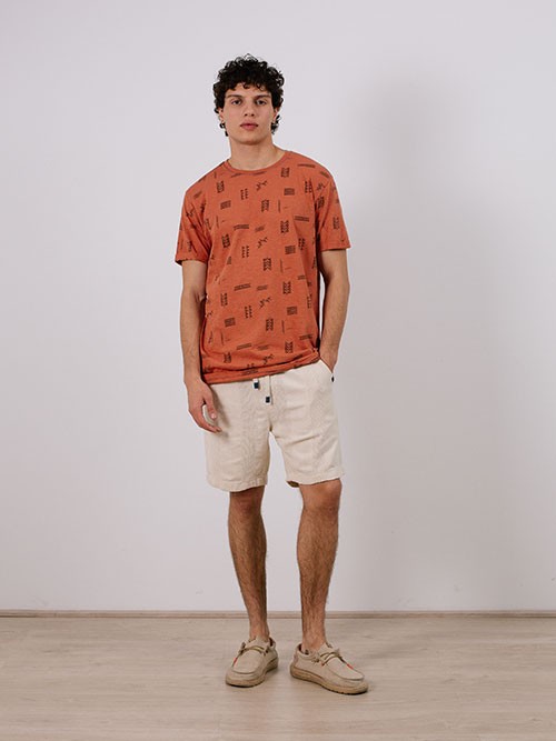 Camiseta M/C Indicode InAmsterdam Baked Clay