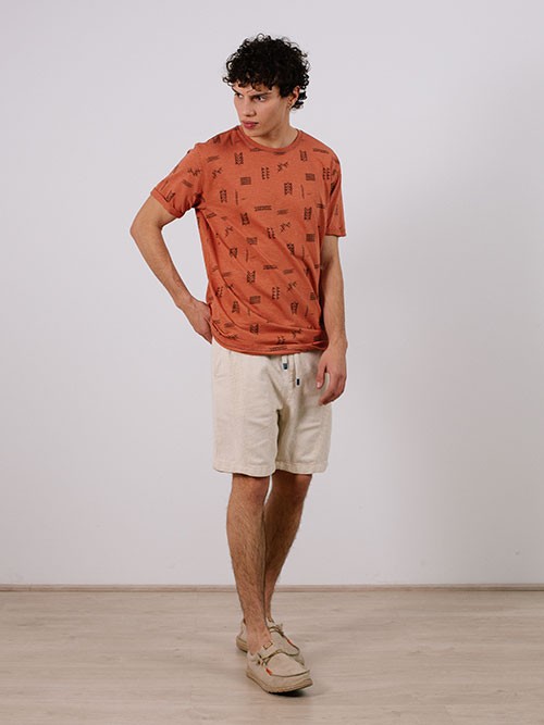 Camiseta M/C Indicode InAmsterdam Baked Clay