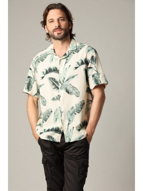 Camisa M/C Deeluxe Biloxi Natural Camisa M/C Deeluxe Biloxi Natural