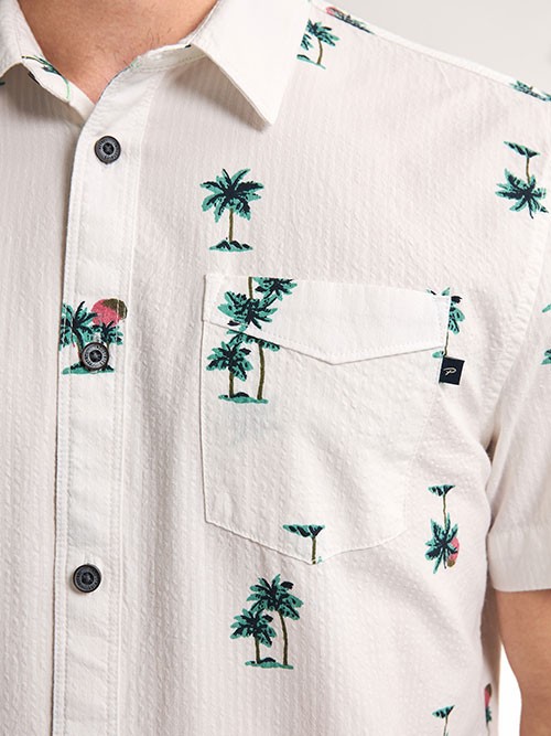 Camisa M/C Petrol Industries SIS426 Chalk White