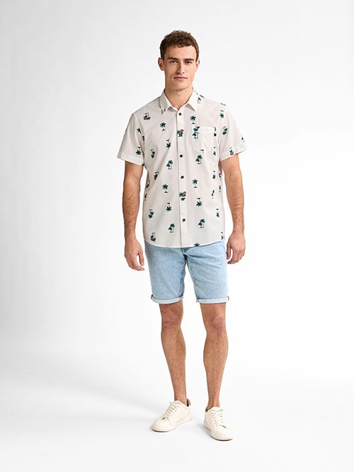 Camisa M/C Petrol Industries SIS426 Chalk White