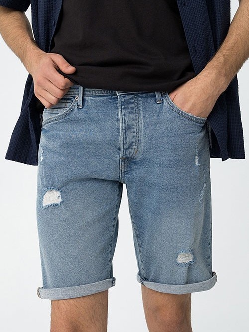 Pantalon Corto Vaquero con rotos Tiffosi 10059967 Denim Blue