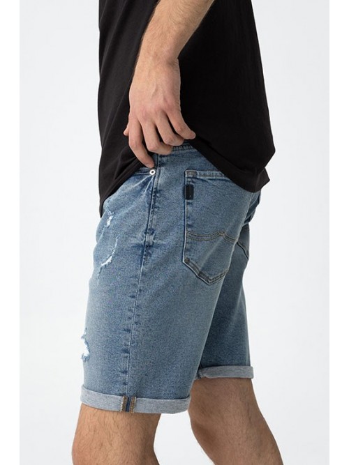 Pantalon Corto Vaquero con rotos Tiffosi 10059967 Denim Blue Pantalon Corto Vaquero con rotos Tiffosi 10059967 Denim Blue