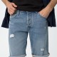 Pantalon Corto Vaquero con rotos Tiffosi 10059967 Denim Blue