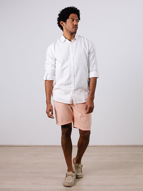 Pantalon Corto Chino Indicode InConwayne Papaya