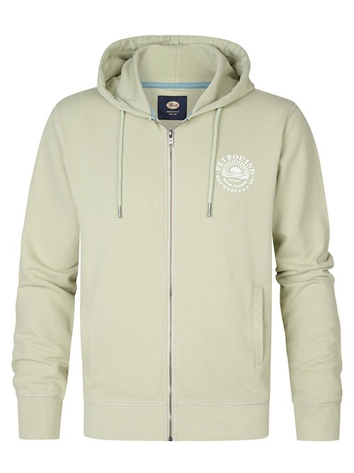 Sudadera Zip Petrol Industries SWH103 Desert Sage