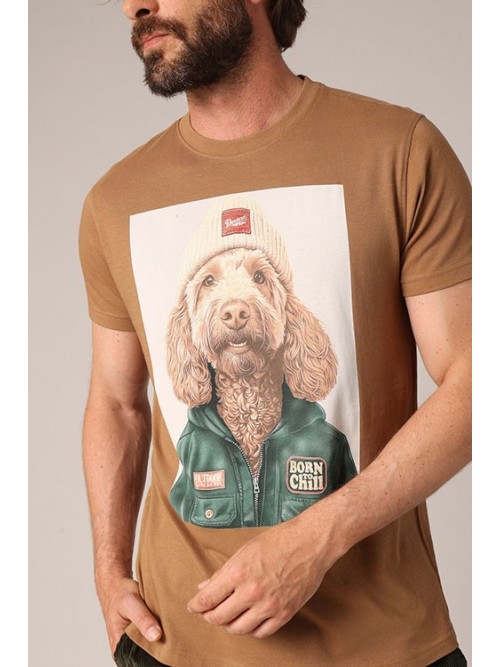 Camiseta Deeluxe Cabo Mocha Camiseta Deeluxe Cabo Mocha