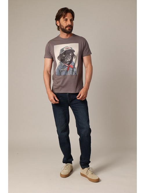 Camiseta Deeluxe Pepere Grey Camiseta Deeluxe Pepere Grey