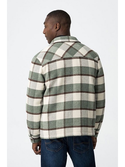 Chaqueta sobrecamisa Tiffosi Wool 10062558 Perth 835 Aguacate
