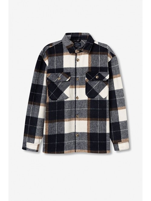 Camisa Tiffosi 10062480 Cash 790 Azul Marino Camisa Tiffosi 10062480 Cash 790 Azul Marino