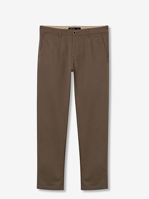 Pantalon Chino Tiffosi 10063047 H89 Relaxed Kaki