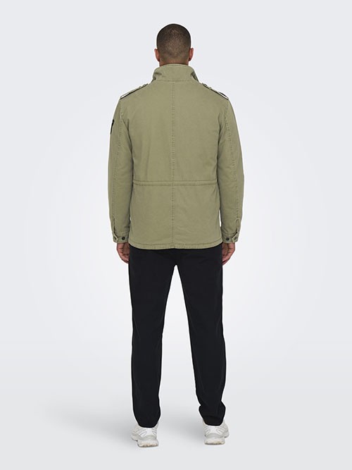Chaqueta Only and Sons Geo 22030488 Olive Night/Eagle