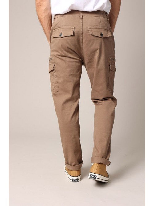 Pantalon Cargo Deeluxe Danason Light Taupe Pantalon Cargo Deeluxe Danason Light Taupe