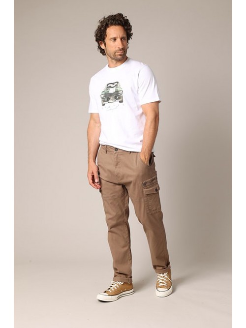Pantalon Cargo Deeluxe Danason Light Taupe Pantalon Cargo Deeluxe Danason Light Taupe