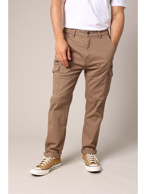 Pantalon Cargo Deeluxe Danason Light Taupe Pantalon Cargo Deeluxe Danason Light Taupe