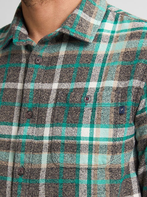 Camisa M/L Petrol Industries SIL400 Beluga