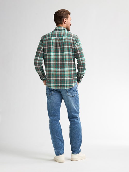 Camisa M/L Petrol Industries SIL400 Beluga